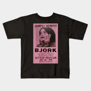 Bjork concert panflet Kids T-Shirt
